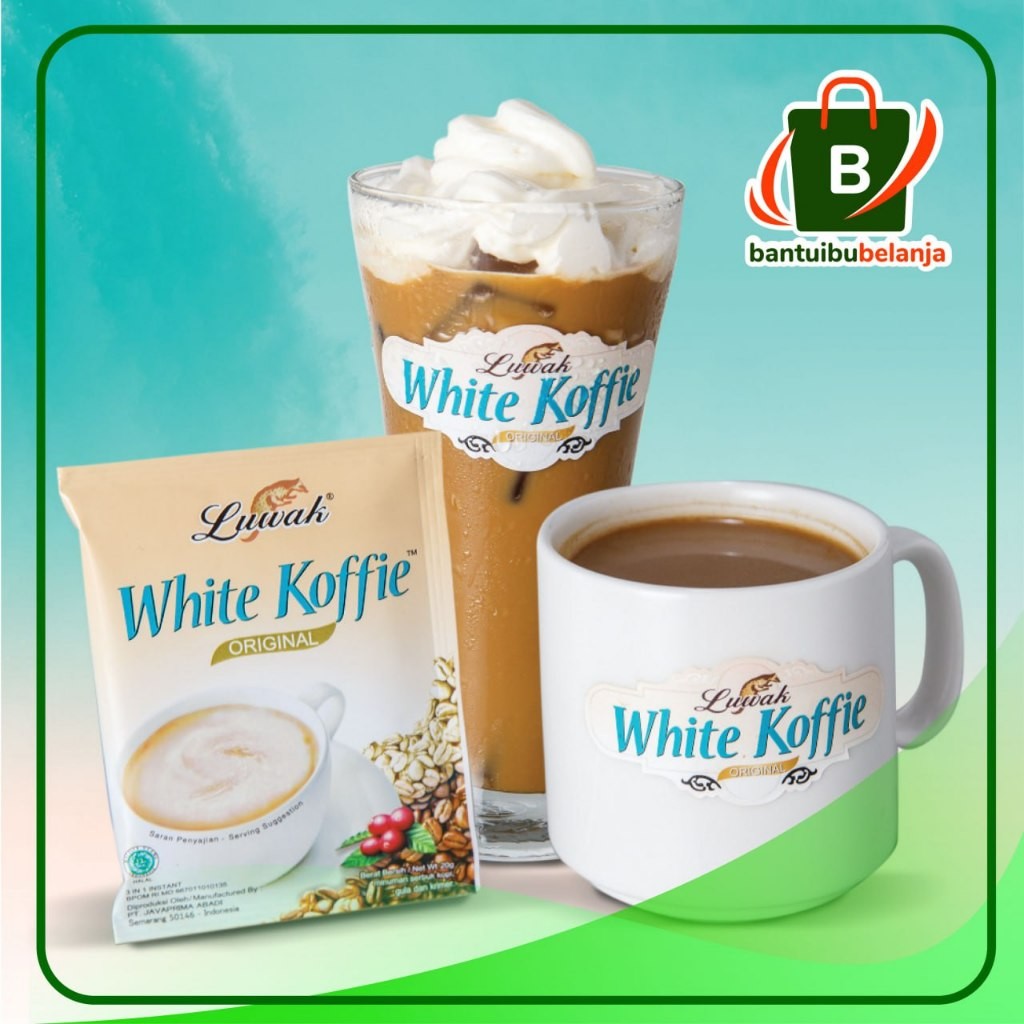 

LUWAK White Koffie Original Kopi / Coffee sachet 20 gram