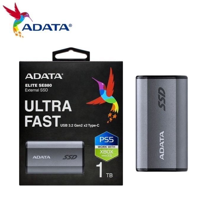 Ssd External Adata Se880 1Tb 512Gb - Usb 3.2 Ssd 512 1Tb Adata Se880
