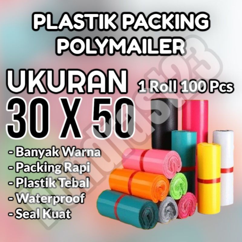 PLASTIK POLYMAILER 30X50 / POLYMAILER 30 X 50 POLIMER 30X50 / PLASTIK PACKING POLYMAILER POLIMER / P