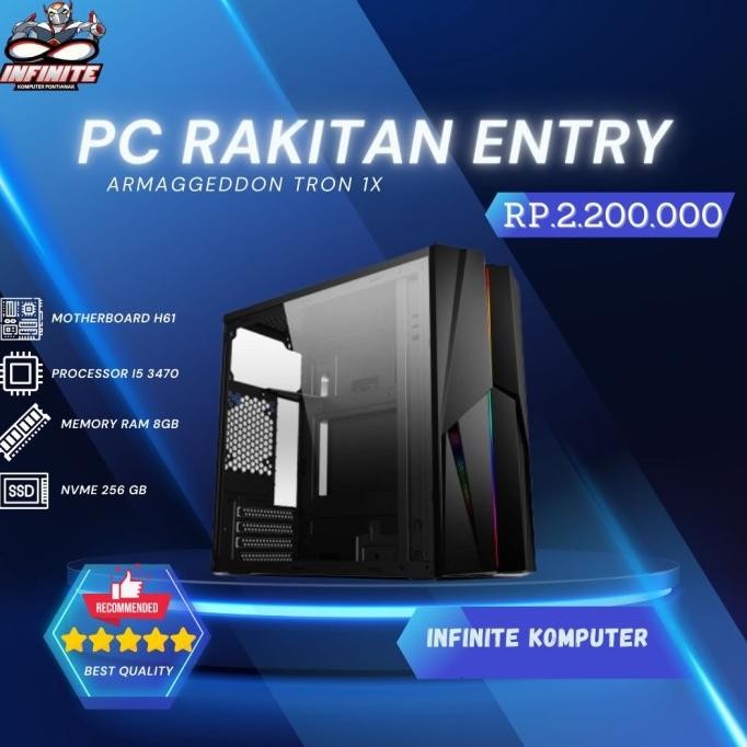 Pc / Cpu / Komputer Rakitan Core I5 Baru Bergaransi