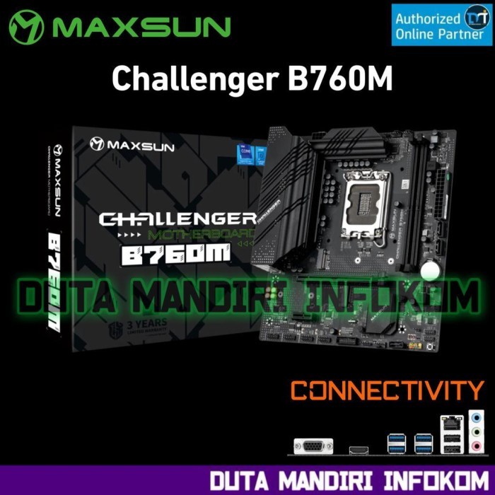 MAXSUN CHALLENGER B760M - [SOCKET LGA 1700, INTEL B760, DDR4, M-ATX]