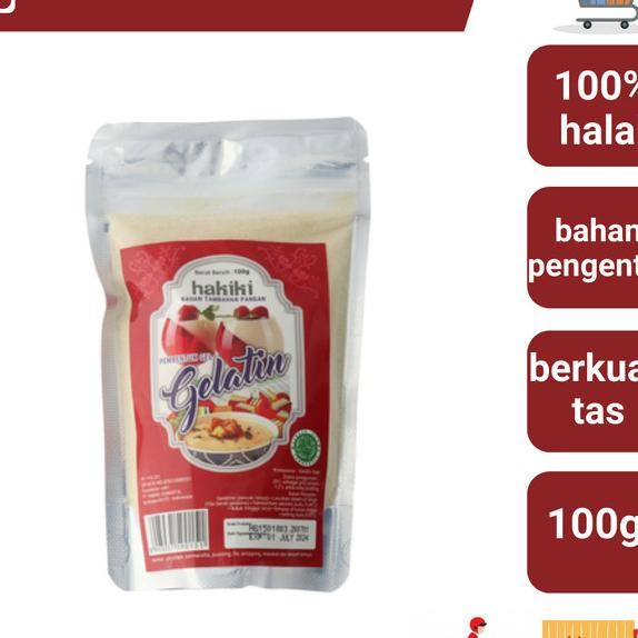 

Gelatin Bubuk Hakiki 100 Gr