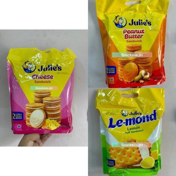 

Julie'S Julies Lemon Puff Sandwich / Cheese / Peanut Butter Sandwich