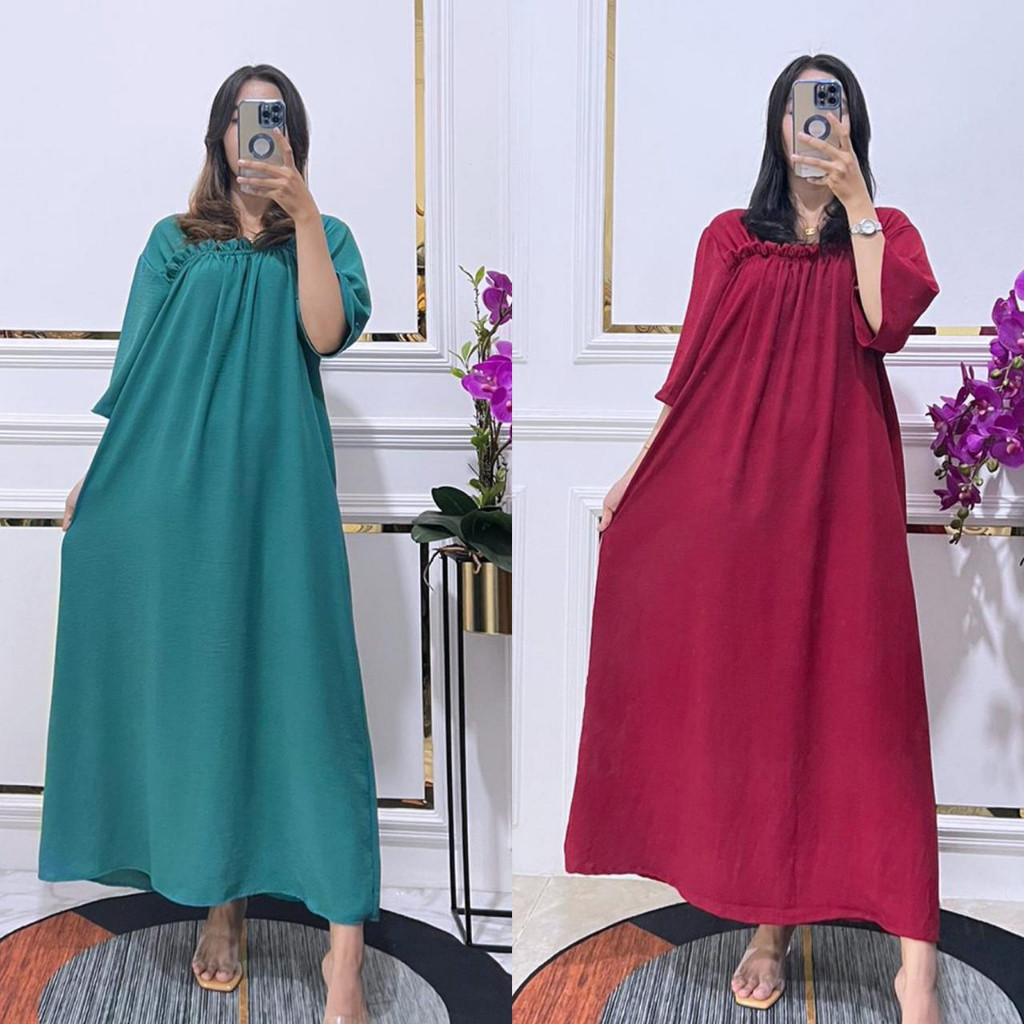 Daster Wanita Terbaru 2024 Baju Bumil Busui Lengan Panjang Pendek Korean Style Fashion Ibu2 Menyusui