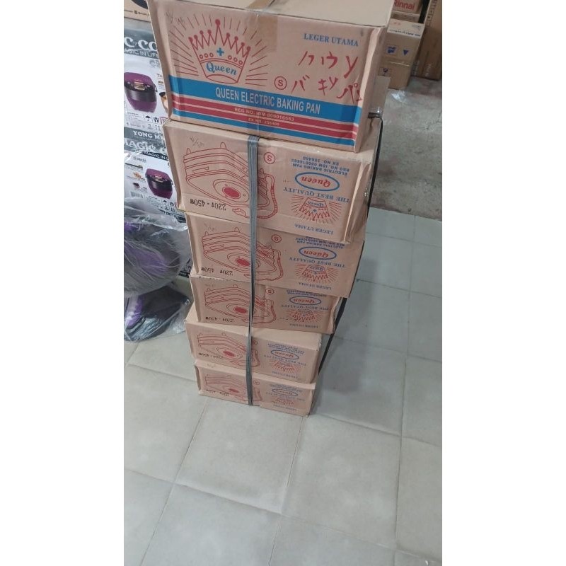 Oven Listrik Lapis Legit 450W Queen Elektrik Baking Pan
