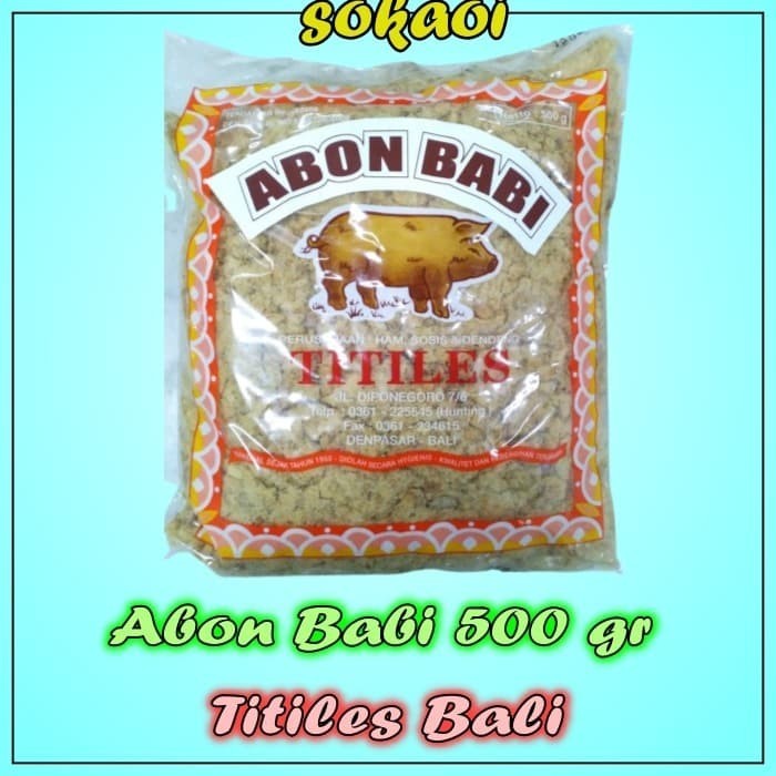 

ABON BABI TITILES DAGING BABI MAKANAN SIAP SAJI OLEH OLEH BALI