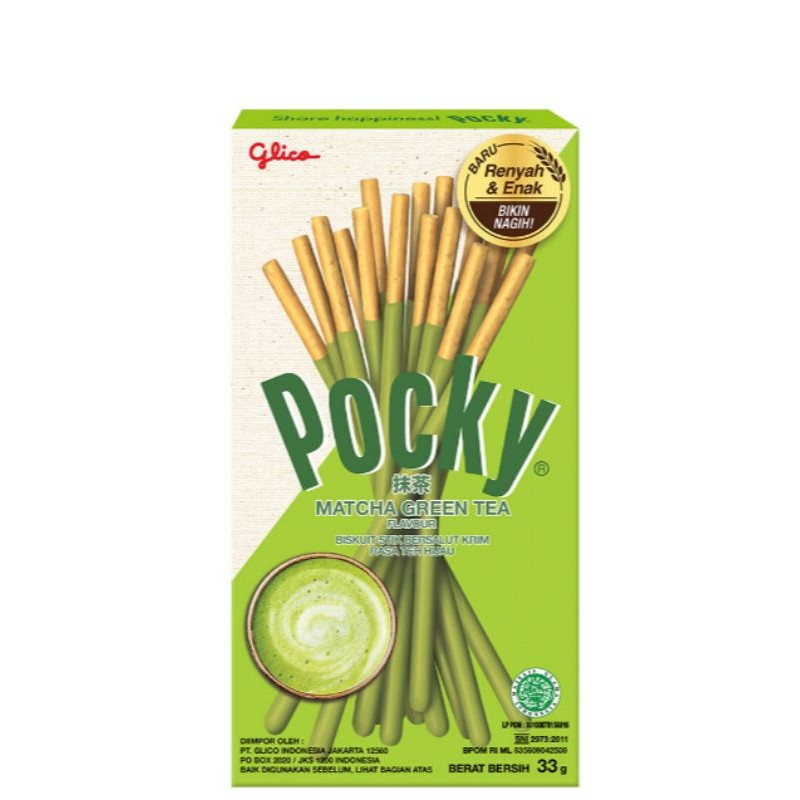 

(Desty Shop)Glico Pocky Biskuit Stick Matcha 33 g