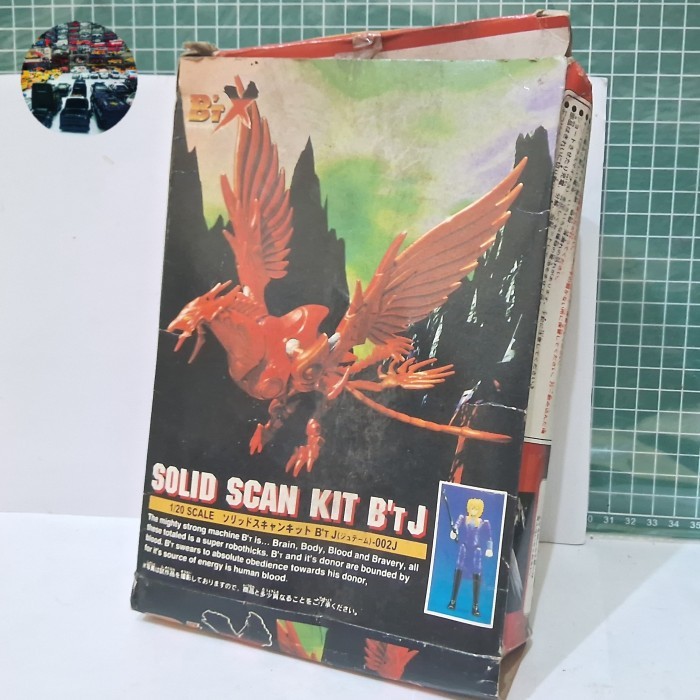 Licy Figure Btx Solid Kit Robot Naga Terbang Mainan Jadul Vintage Nostalgia