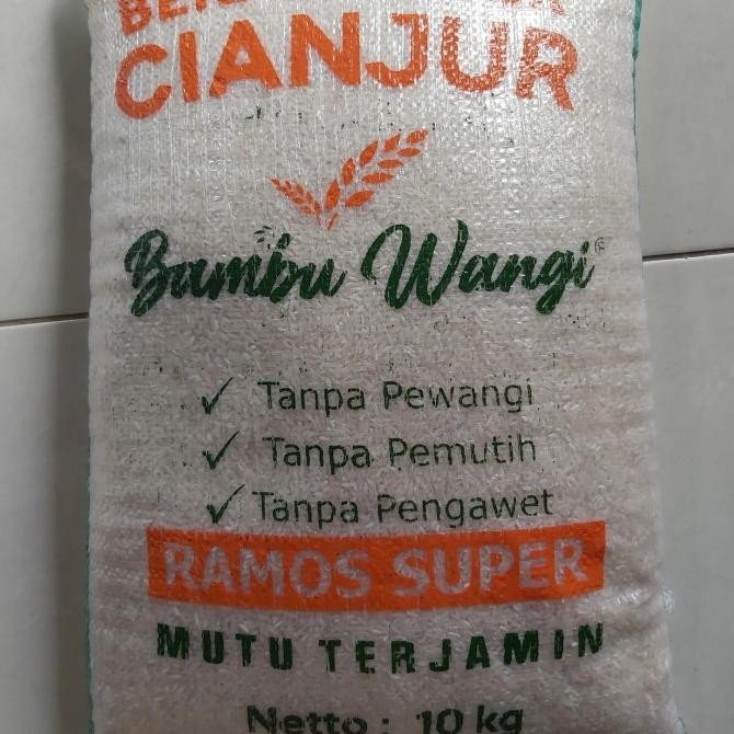 

Beras Ramos Super - Merk Bambu Wangi 10 Kg