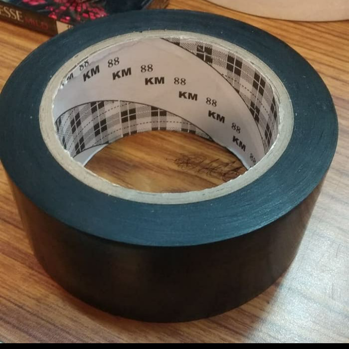 

Sale Floor Marking Tape Black// Lakban Lantai Hitam Size 2" X 33Mtr