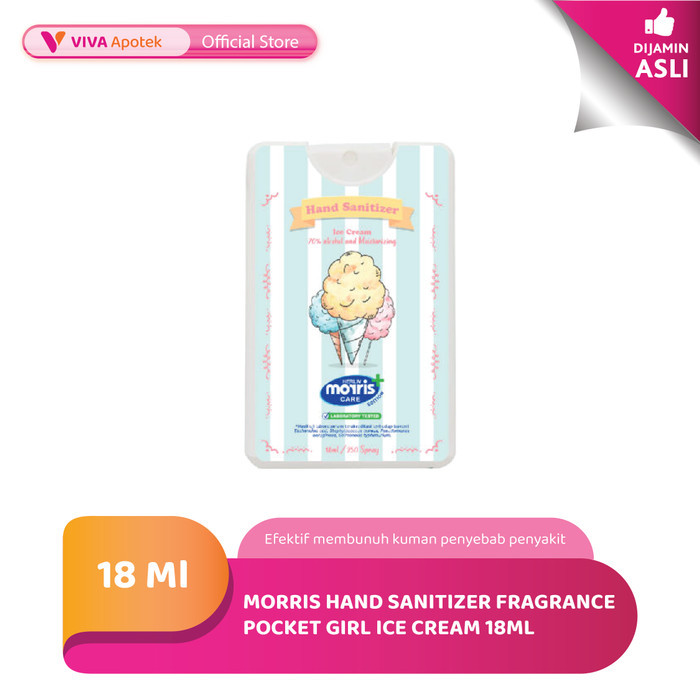 Morris Hand Sanitizer Fragrance Pocket Girl Ice Cream (18 ml)