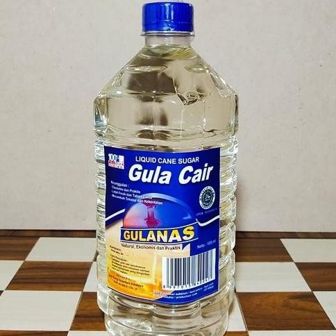 

Gulanas Gula Putih Cair 1 Liter Bahan Numan Resto Dan Cafe