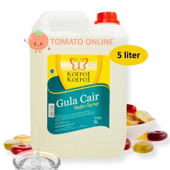 

Koepoe Kupu / Gula Sirup Cair Sugar Syrup / 5 Liter Ltr Lt L 5Liter 5L