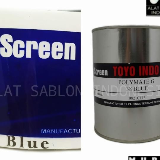 

Tinta Toyo Polymate Blue G38 U Tinta Sablon Plastik 1Kg