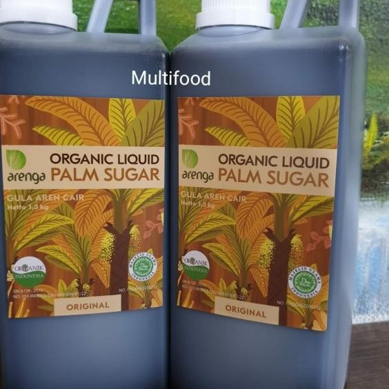 

Gula Aren Cair 1Liter / Palm Sugar Syrup / Arenga Palm Sugar Halal Mui