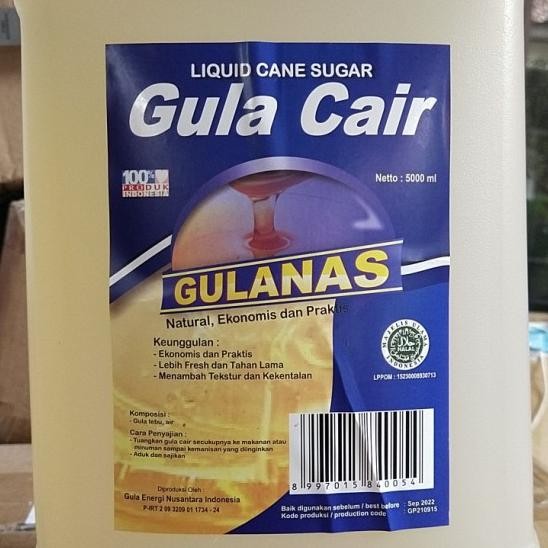 

Gula Cair Gulanas 5 Liter