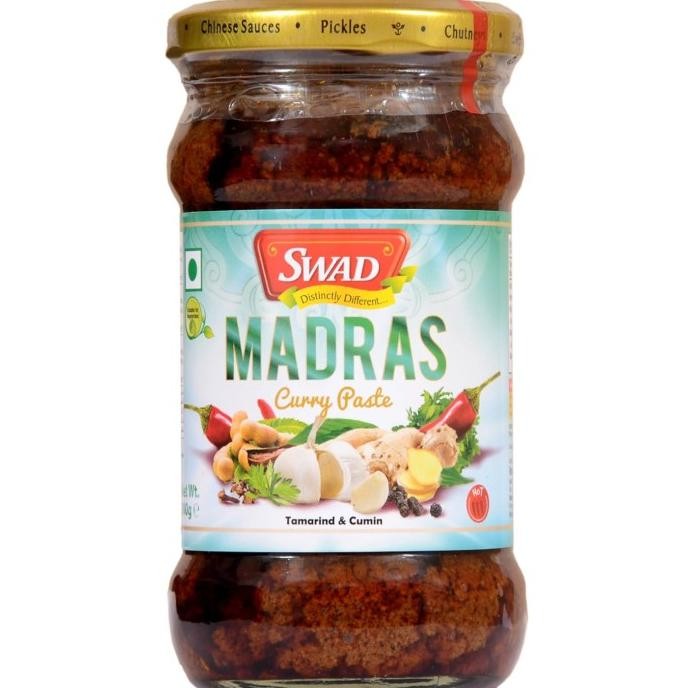 

] MADRAS CURRY PASTE MASALA SWAD 300G / Pasta Kari