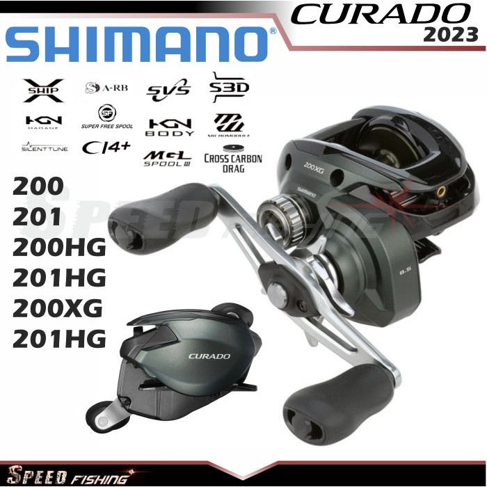 Reel Pancing Shimano Curado 2023 200 201 Shimano Curado M BC