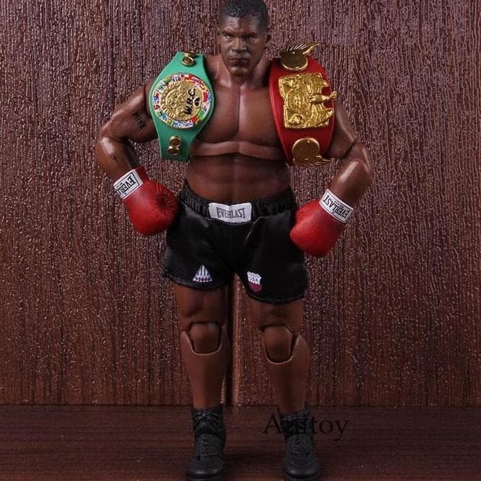Action Figure King Of Boxing Mike Tyson Dengan 3 Kepala Pembentuk