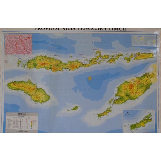 

Peta Provinsi Nusa Tenggara Timur (Ntt) (Bingkai)