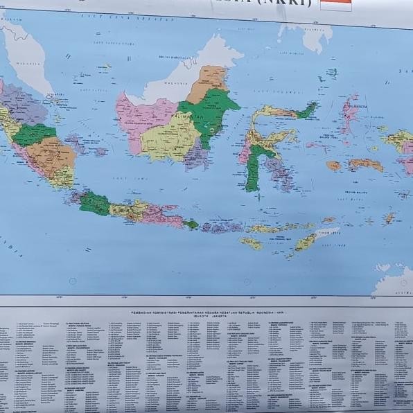 

Peta Indonesia Sedang Bingkai 38 Prov 126 X 98