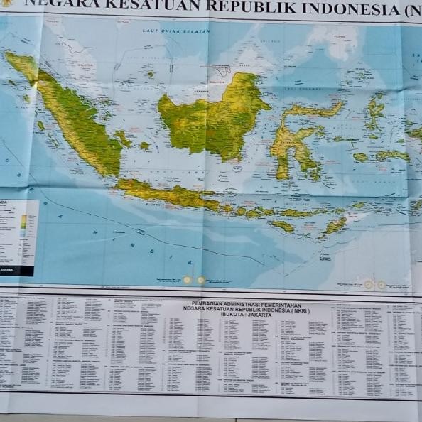 

Peta Indonesia Nkri Edisi Thn 2023 Lengkap 38 Provinsi (Peta Lipat)