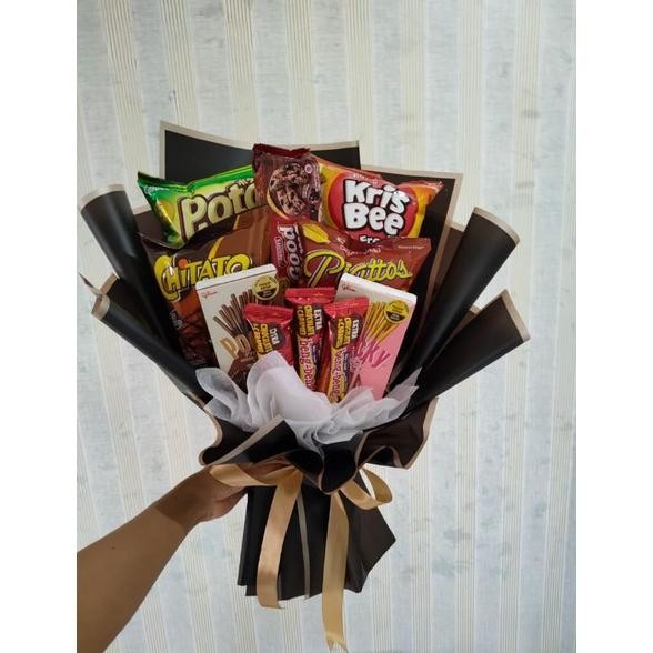 

Special Promo Buket paket Dahlia/ buket Snack / hadiah ulang tahun/ hadiah wisuda Original