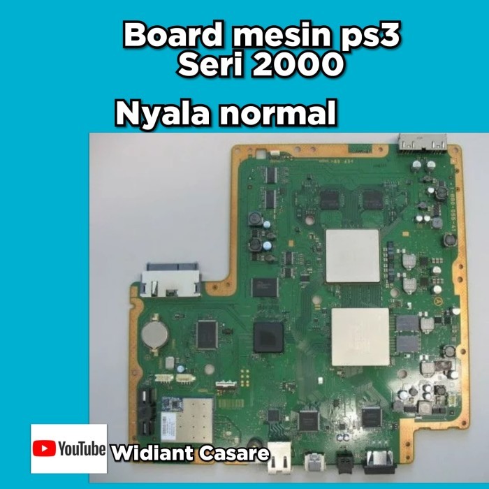 (Ready Stock) mesin board ps3 slim seri 20 nyala normal