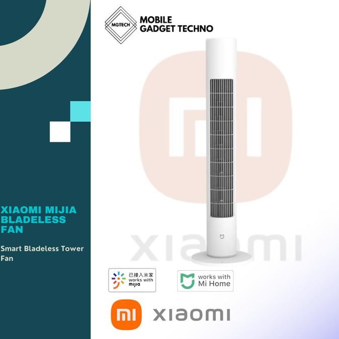 Xiaomi Mijia Bladeless Tower Standing Fan Kipas Angin Air Conditioner