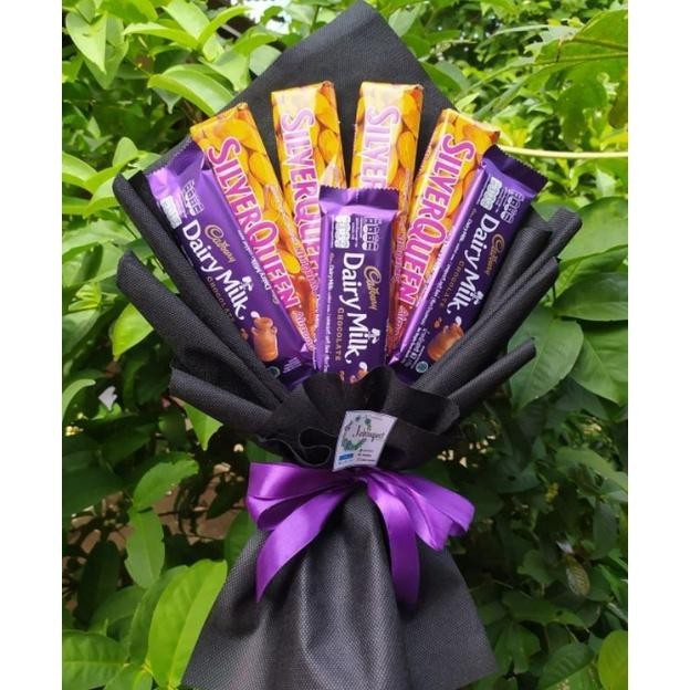 

er-23 (S) Buket PREMIUM COKLAT ELEGAN /paket/bingkisan Snack Ulang Tahun/Ultah/ Wisuda/Kado/Hadiah Termurah