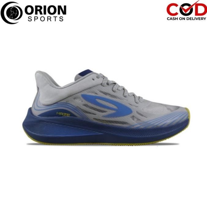 Sepatu Running Ori 910 - Haze Vision Abu Muda/Biru/Kuning