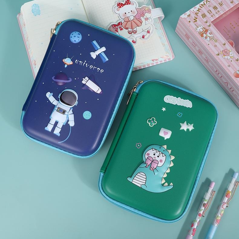 

uy-23 Mouseman - Tempat Pensil Karakter 3D EVA Kotak Pensil Besar Waterproof Motif Timbul Murah