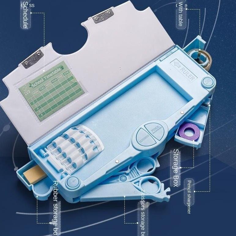 

AZQ-16 Kotak Alat Tulis Anak Laki-Laki/Kotak Pensil Pola Kartun Rautan Kapasitas/Lapisan Ganda dan Tunggal dengan Rautan Kapasitas Hemat