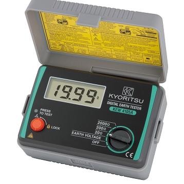 ready - kyoritsu 4105a dital earth tester grounding tester / kew4105a / kew-4105a