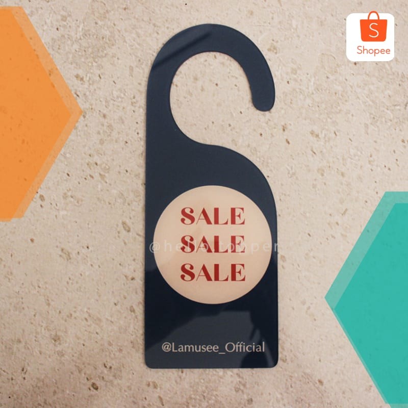 

Promo Custom Sign Hanger Shop Acrylic | Sign Akrilik Label Shop Elegan