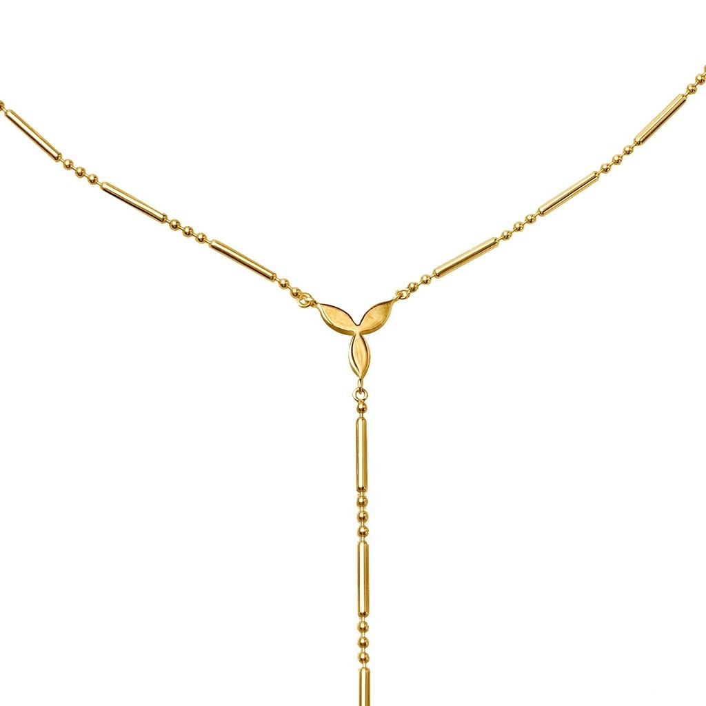 MARQUISE LARIAT NECKLACE