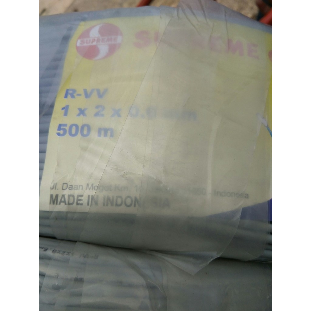 Kabel Telepon 1 Pair SUPREME Roll 500 Meter Telpon