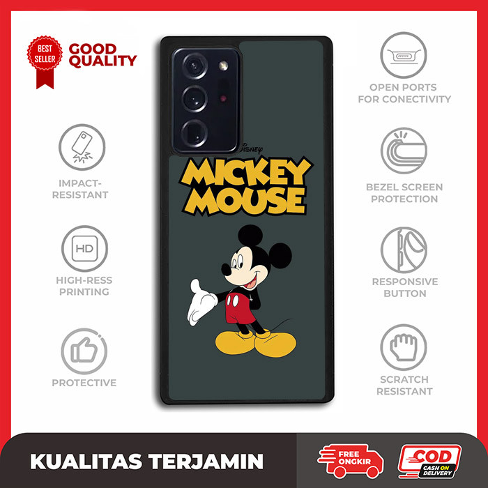 Casing Case Custom Samsung Note 20 10 9 8 7 5 Ultra Plus FE Mickey Mouse AE3219 Hardcase A14