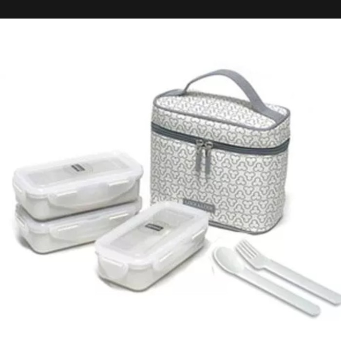 Kotak Makan Lunch Bag Set Lock N Lock