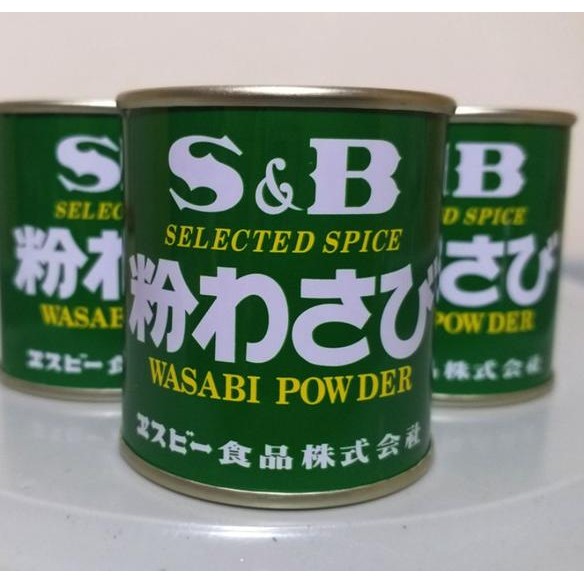 

S&B Can Wasabi Powder \ Bumbu Bubuk Wasabi