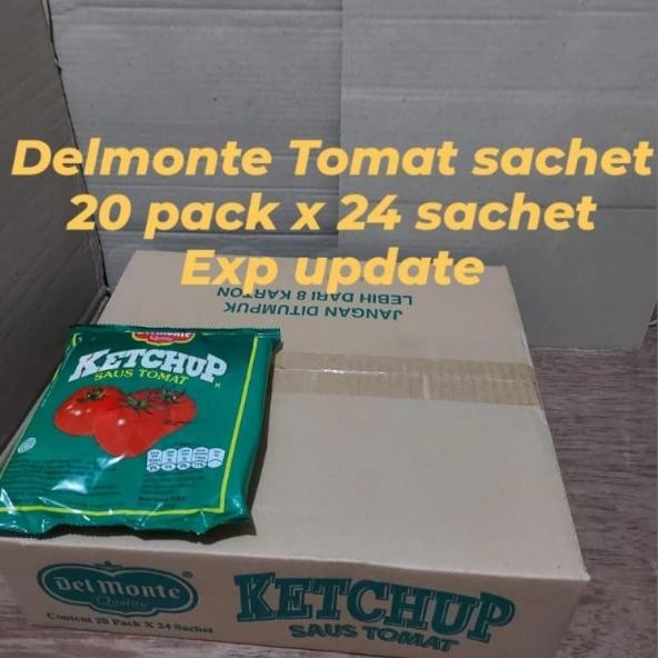 

Delmonte Ketchup Tomato Sauce Saus Tomat Sachet Dus-An / Karton