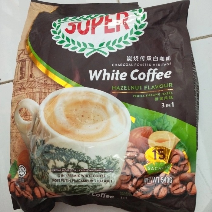 

Super White Coffee Brown Sugar/Clasic/Charcoal Roasted Coffee 3In1
