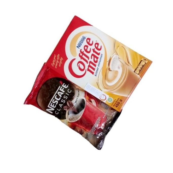 

Nescafe Classic Vending 120Gr + Nestle Coffee Mate Creamer 450Gr