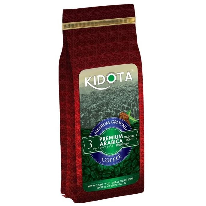 

Kopi Kidota Premium Arabica 200 Gram Medium Ground (Kopi Bubuk Kasar)