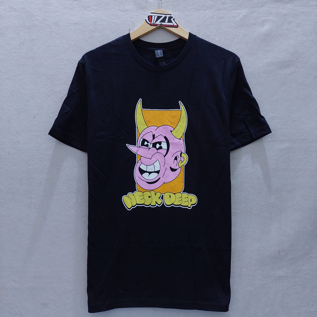T Shirt Band Official NECK DEEP - DEVIL