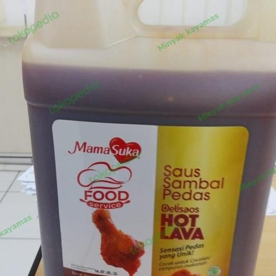 

Saos Sambal Pedas Hot Lava Mama Suka Uk 6.2 Kg