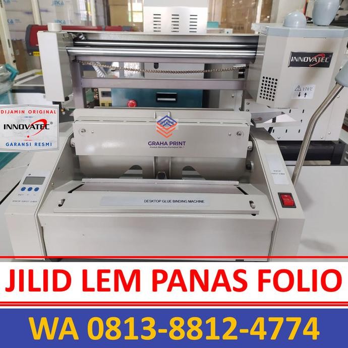 

MESIN JILID BUKU FOLIO ALAT BINDING LEM PANAS A4 F4 INNOVATEC OTOMATIS ORIGINAL DAN TERPERCAYA
