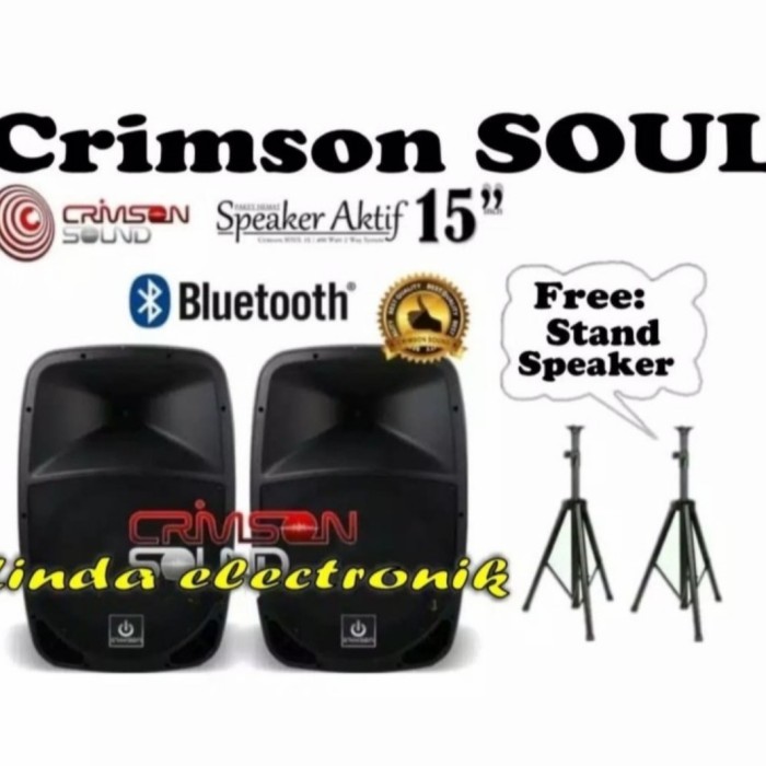 SPEAKER AKTIF 15 INCH CRIMSON SHOW