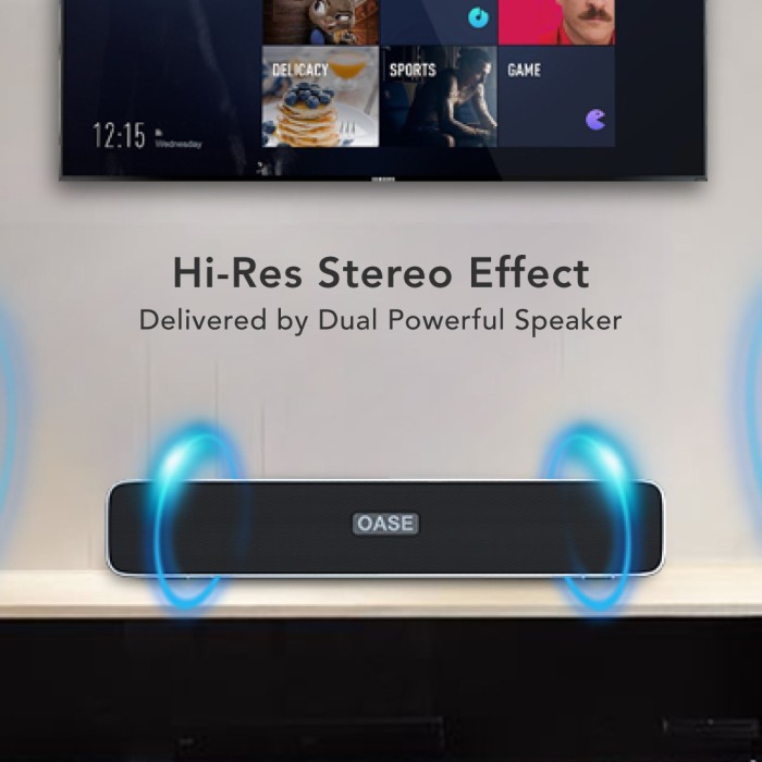 OASE Speaker Soundbar Bluetooth S3