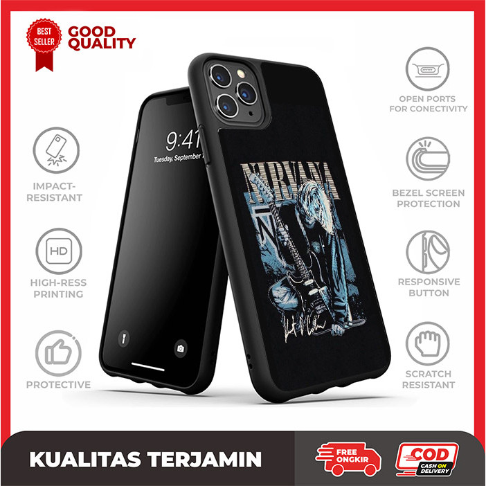 Case iPhone 11 12 13 14 15 16 XR XS Pro Max Plus Mini SE 4 Nirvana AH3268 iPhone Series A14
